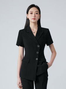 STARMAGNOLIA | Black Short Sleeve Slim Fitting Suit