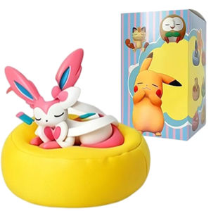 Bandai | Spot Hot Anime Character Eevee Multi Form Series Blind Box Desktop Decoration Ornament Set Toy Scene Building Props Mystery Gift