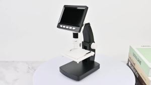 1000X 4.3" LCD Digital Microscope 1080P Coin Microscopio 8 LED Lights USB Magnifier Soldering Repair Video Microscope for Coin
