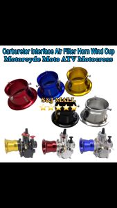 Motorcycle Carburetor Interface Air Filter Horn Wind Cup 50mm 21/24/26/28/30mm Carburetor Moto ATV Motocross MSM VC 28#