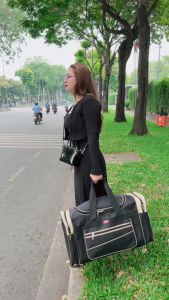 Túi du lịch cỡ lớn BIG-OXFORD kẻ xéo Shalla gsr có nhiều màu đa chức năng [HÌNH CHỤP THẬT]