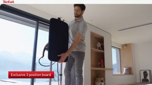 Bàn Ủi Là Hơi Nước Đứng Tefal QT1510E0 Bàn Ủi Công Suất 2985W Dung Tích 1L Có Bánh Xe Di Chuyển Nhập Đức BH 12 Tháng