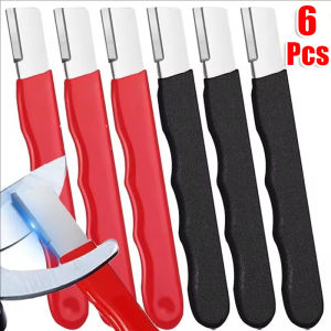 6pcs Portable Quick Sharpener / Multifunctional Handheld Sharpener / Alloy Steel Garden Tool Sharpener / Professional Pocket Sharpener for Gardening Pruner