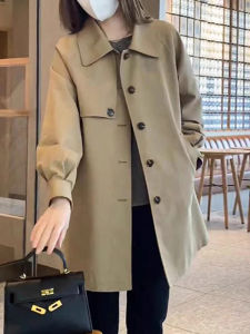 DAIXIANGFEIZI | Áo Khoác Trench Coat Phong Cách Anh Quốc Thời Trang cho Nữ