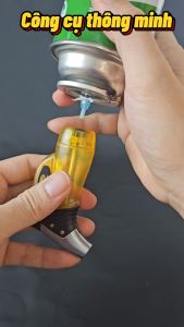 Đầu chuyển đổi bơm gas bật lửa bằng bình gas du lịch