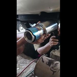 Savinta Knalpot Racing Mobil Manual Matic GTSv2 Stainles Suara Bass Empuk Adem