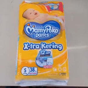 Mamy Poko Pants X-tra Kering popok bayi sekali pakai S38