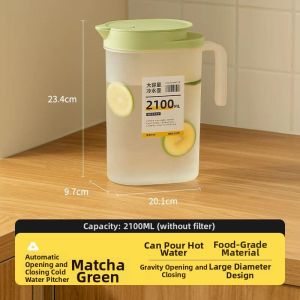 MIVOFIVO | Heat-resistant Cold Water Pitcher Large Capacity