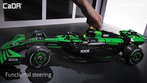 CaDA Kick Sauber F1 Team C44 Racing Car Brick DIY 1:80 Scale Vehicles Set C64010W