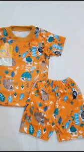 3stel baju anak pendek pendek anti luntur anti full printing gaffykids umur 1 sampai 6 tahun