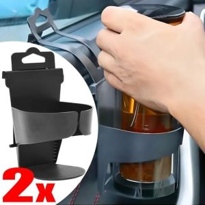 Pphha】อุปกรณ์จัดระเบียบ Botol Minuman รถยนต์แบบยึดติดอเนกประสงค์2ชิ้นที่วางถ้วยน้ำรถยนต์พาหนะอุปกรณ์ตกแต่งภายในรถยนต์