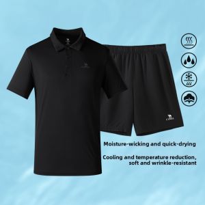 CAMEL | Quick-Dry T-Shirt and Shorts Set