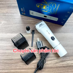 PRO BARBER Tông đơ cắt tóc iPRO 1988 cao cấp với động cơ mạnh mẽ lưỡi thép cắt sắc bén pin sạc lithium 2200mAh