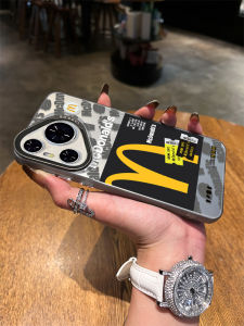 Huawei Pura80 Phone Case Mens Black Icon Laser Cutout Ultra Protective Shell Anti-Fall Curved Surface Screen Enjoyment Faux Leather