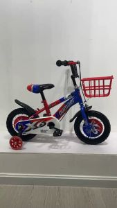 จักรยานเด็ก12นิ้วและ16นิ้ว รุ่น(X6) ล้อมีไพ เหล็ก ยางเติมลม มีตะกร้า เบาะซ้อนท้าย แถมกระดิ่งและล้อข้าง