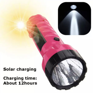 ✅100% Original AMZ Portable Solar Flashlight Home Rechargeable Torch Powerful Emergency Lamp