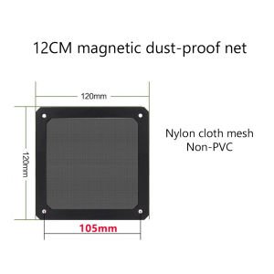 80mm 90mm 120mm 140mm PC Chassis Cooling Fan Dust Filter 1-5PCS Magnet Dustproof Mesh Cover Computer Chassis Net Guard with Hole