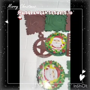 NEW GARLAND TARIK FOIL RUMBAI EDISI NATAL / BANNER GARLAND GANTUNG TARIK HIASAN DINDING CHRISTMAS EDITION / GARLAND SLINGER TINSEL / GARLAND FOIL TARIK DEKORASI NATAL / GANTUNGAN AKSESORIS NATAL / CHRISTMAS DECORATION | GCH8310 | GCH8513