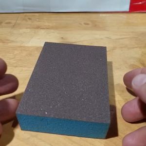 Mút chà nhám đánh bóng bề mặt gỗ kim loạichà xoang nồi - xử lý bề mặt nhám chà đánh bóng bề mặt hạt nhám A80/A100/A180 số càng lớn hạt càng mịn nhám xốp chà xong nồi- Cửa Hàng Nhám
