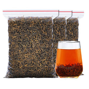 ชาแดง Jin Jun Mei หอมน้ำผึ้ง อร่อยแท้ กลิ่นเข้มข้น ชาแดง Jin Jun Mei 500 กรัม บรรจุถุง ชาใหม่ปี 2024 ชาแดง Zhejiang