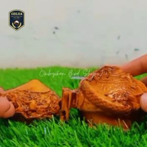 cepuk fiber cetakan tempat pakan atau minum burung