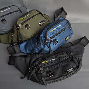 Tas selempang waistbag tahanair bahan tebal karet