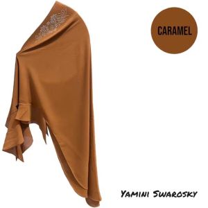 Hijab Instan Yamini Swarovski 2 Lapis Pet Antem