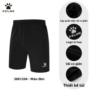 Kelme | Quần Short Thoáng Khí Nhanh Khô Đơn Giản