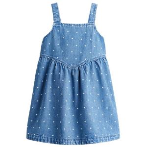 H&M | Printed Denim Dress for Girls
