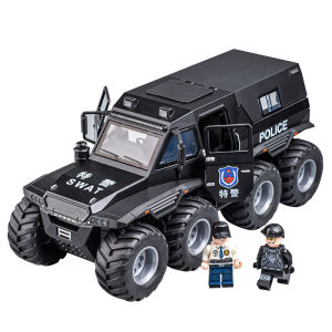 JIANYUAN | Simulation Armored Off-Road Police Car Toy