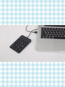 Jelly Comb Portable Number Pad 22 Keys Bluetooth Numeric Keyboard Rechargeable Wireless Numeric Keypad for ios Windows Mac