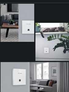 TP-Link | Full House Coverage 2.5G Ethernet Wi-Fi7 Dual Band Wall-Mount AP