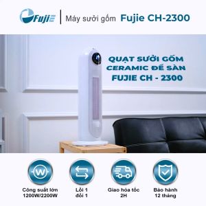 Máy sưởi gốm Nhập Khẩu CH-2300 điều khiển từ xa không khô da FUJIE quạt sưởi ấm phòng tiết kiệm điện heater mini