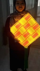 2025 Lampu Ketupat Besar Warna Warni Lampu Liplap Lampu Raya Aidilfitri Panjang 90cm Lampu Dekorasi Raya Ramadan Ketupat