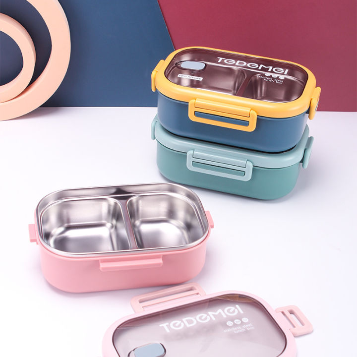 Tedemei Lunch Box Only for Pupils 304 Stainless Steel Children's ...