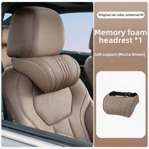 YORLELIE | High-end Memory Foam Car Headrest Neck Pillow