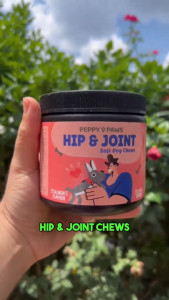 Peppy Paws Hip & Joint Dog 120 Soft Chews - Glucosamine | MSM | Chondroitin | Healthy Bone | FDA Registered | Non GMO | All Natural | 100% Original