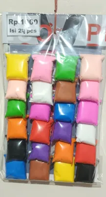 Mainan clay 1 pak murah isi 24