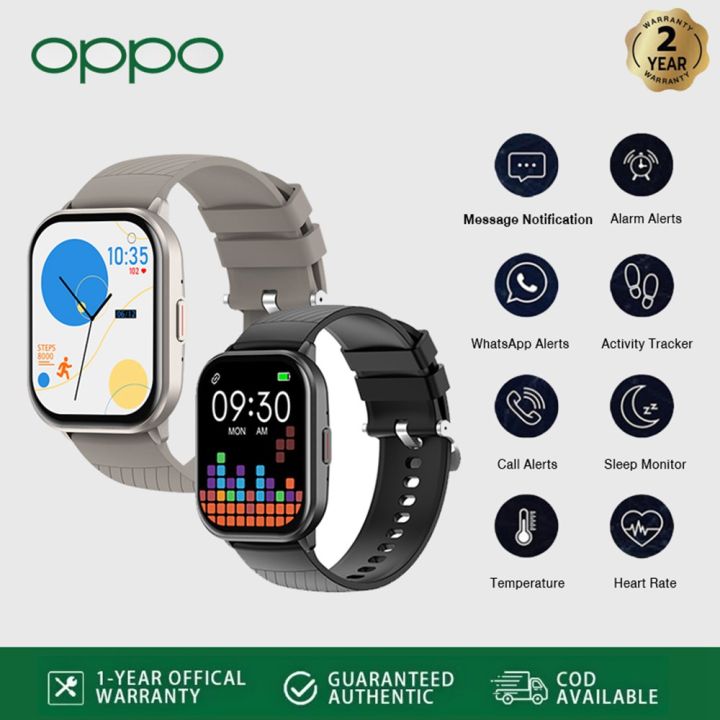 OPPO：นาฬิกาสมาร์ทวอร์ซของแท้ OPPO สามารถวัดอัตราการเต้นของหัวใจ การนอนหลับ ออกซิเจนในเลือด โหมดกีฬาต่างๆ สินค้ากันน้ำ รับประกัน 1 ปี
