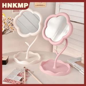 HNKMP Máy tính để bàn hướng dương trang điểm gương sáng tạo ký túc xá Máy tính để bàn giá trị cao phòng ngủ gương trang trí nội thất gương