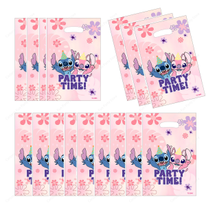 ใหม่การ์ตูน Lilo & Stitch ของขวัญกระเป๋าอะนิเมะสีชมพู Stitch วันเกิด Candy กระเป๋าของขวัญกระเป๋า Loot กระเป๋าสําหรับเด็กหญิงปาร์ตี้ Favo