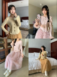 imimtuan | Bộ Đầm MESH Hoa 3D