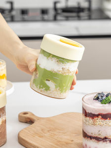 MEIDI | Portable Over Night Breakfast Glass Cup