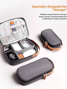 Data Cable Cosmetics Bag Earphone Bag Charger U Disk Power Bank Movable Hard Disk Charging Cable Digital Digital Product Power Pack Storage Box Multifunctional Portable Bubble Wrap Large Capacity Protective Case