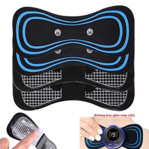 Di Động EMS Massage Đốt Sống Cổ Tử Cung Miếng Lót Đen Cơ Máy Kích Thích Giảm Đau Cổ Thiết Bị Thư Giãn Lưng 6.5x15cm Miếng Gel