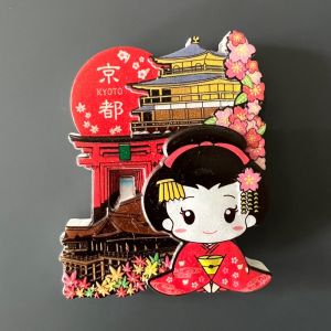 MUDIAN | High Quality Magnetic Refrigerator Stickers design with Japan themes including Tokyo Osaka Mount Fuji and Hokkaido 2026 new style
