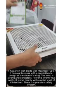 MITSUBISHI พัดลมระบายอากาศ ติดผนัง ดูดอากาศออก พิเศษ 8-10 นิ้ว ขาว น้ำตาล 🚗