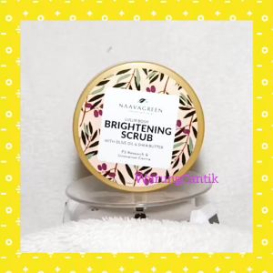 Naavagreen Lulur Body Brightening Scrub Olive Oil Shea Butter 100 gram by dr Fredi Setyawan Original Skin Care