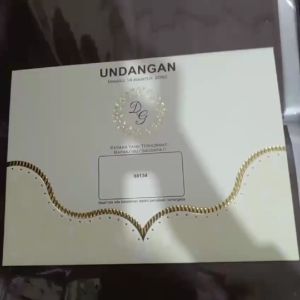 UNDANGAN ERA BARU 88134 UNDANGAN NIKAH UNDANGAN PERNIKAHAN WEDDING CARD KARTU UNDANGAN KARTU UCAPAN FREE PLASTIK