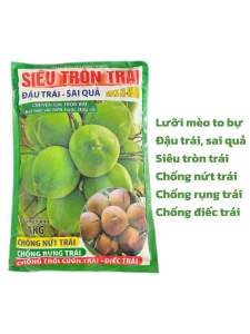 PHÂN BÓN SIÊU TRÒN TRÁI DỪA GIÚP ĐẬU TRÁI SAI QUẢ CHỐNG NỨT TRÁI ĐIẾC TRÁI VÀ CHỐNG RỤNG TRÁI NON GÓI 1KG